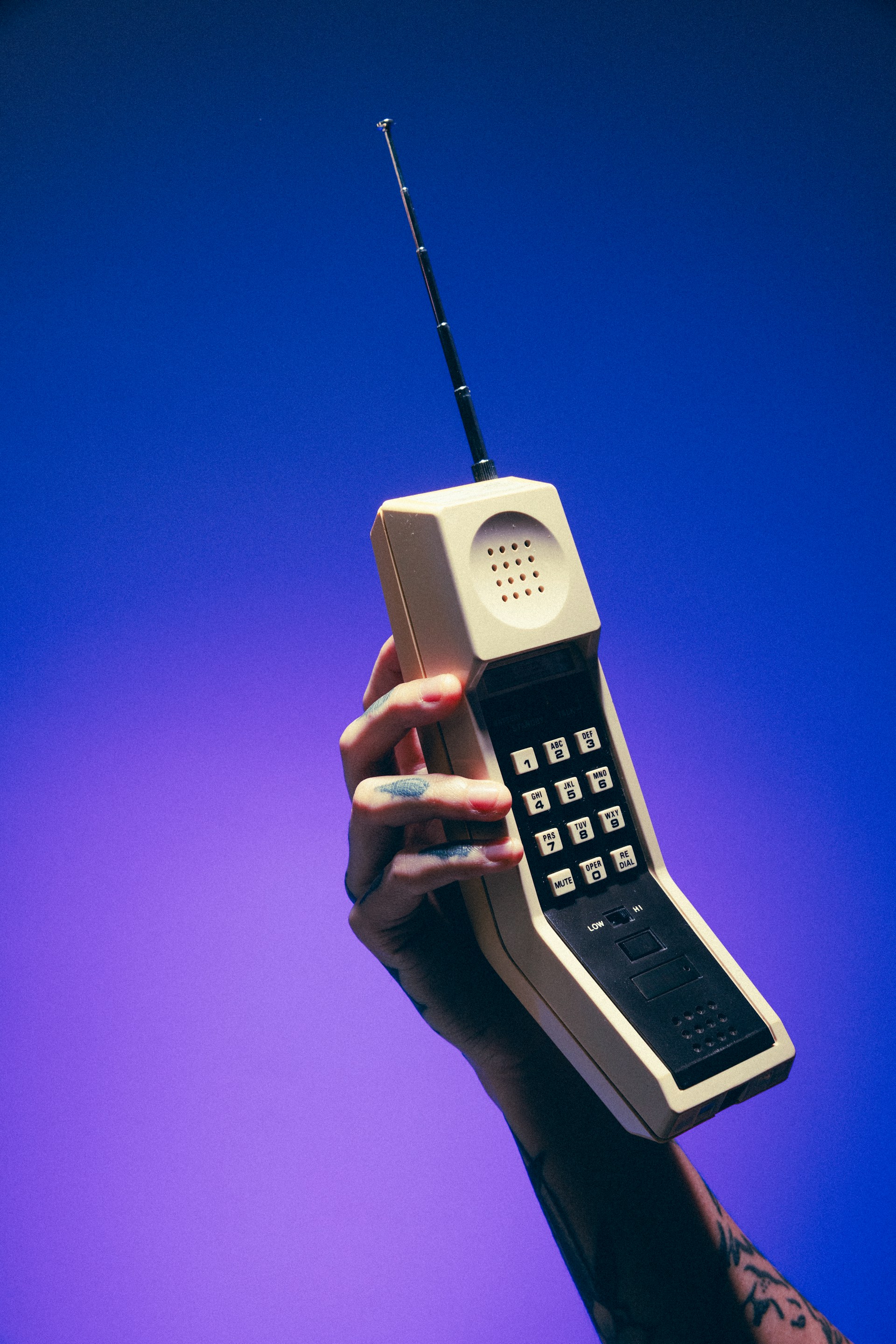 A retro cellular phone.