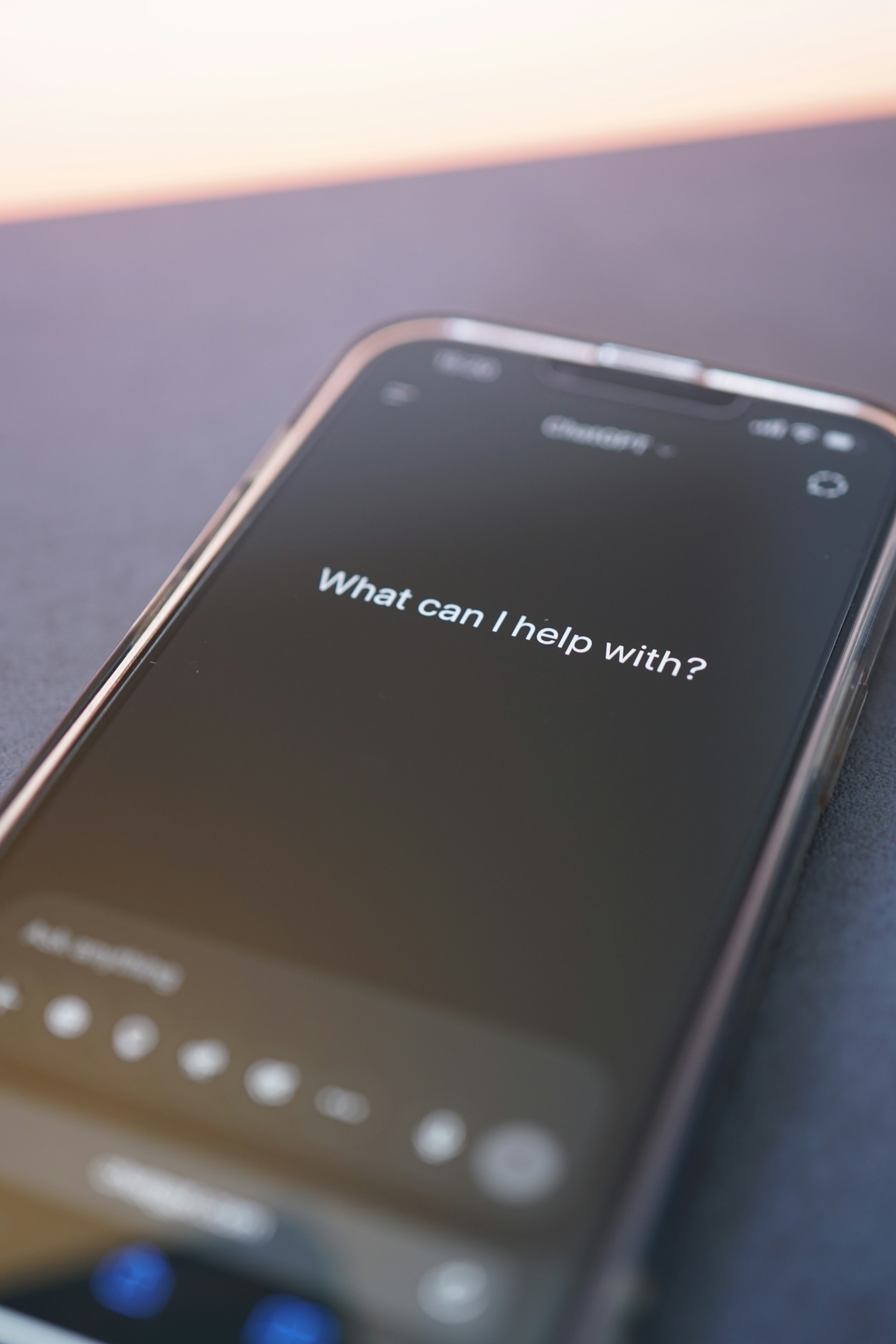 the ChatGPT mobile app running on a smartphone